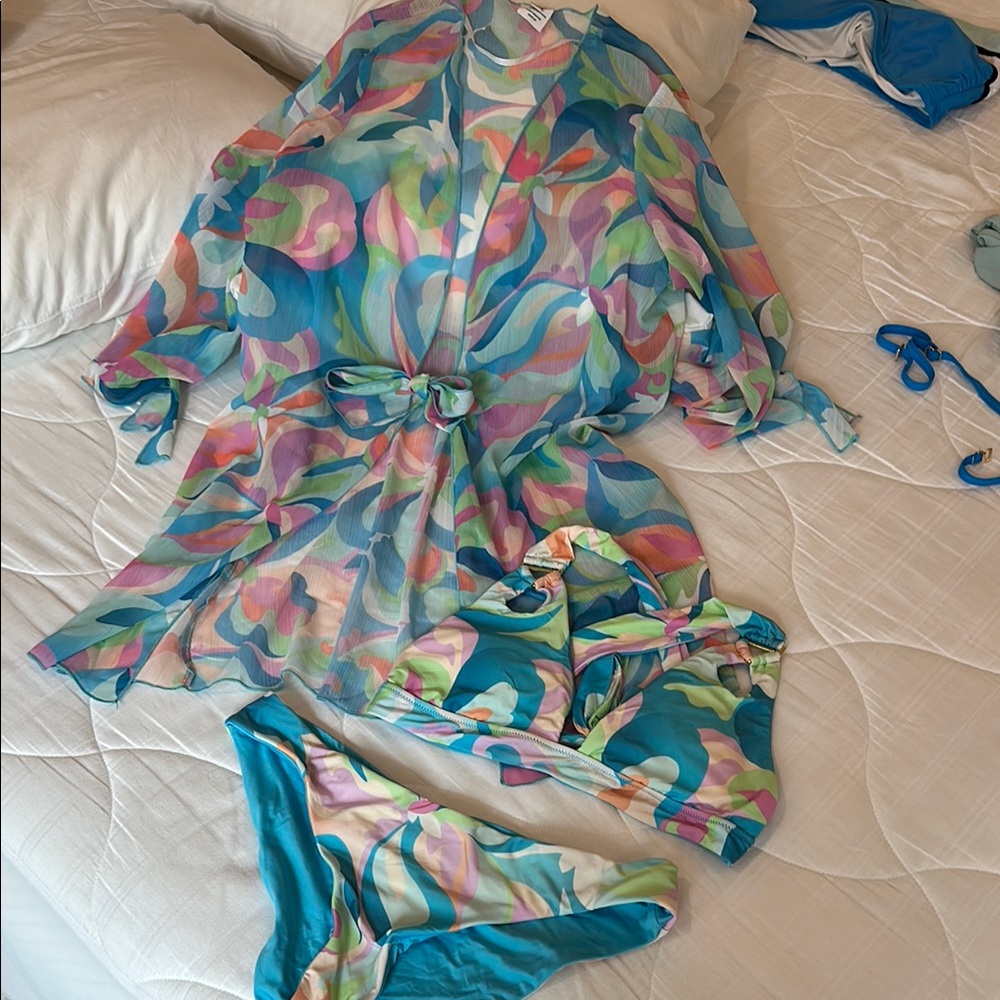 Becca swimsuit and cover up
